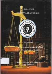 Bahan ajar pengantar ilmu hukum
