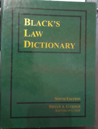 Black Law Dictionary