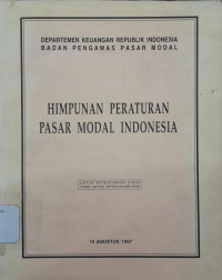 Himpunan Peraturan Pasar Modal Indonesia