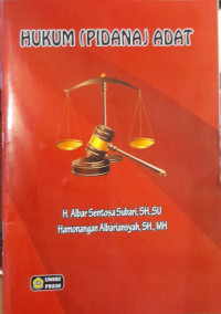Hukum (Pidana) Adat