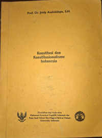 Image of konstitusi Dan Konstitusionalisme Indonesia