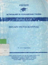 Image of Mengajar Di Perguruan Tinggi Buku 1.08 Desain Instruksional