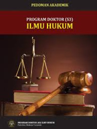 Pedoman doktor (s3) ilmu hukum
