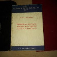 Pemikiran Tentang Negara dan Hukum dalam Abad ke 19