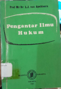 Pengantar Ilmu Hukum