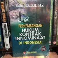 Perkembangan Hukum Kontrak Innominaat Di Indonesi