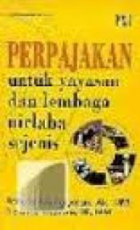 Image of Perpajakan untuk yayasan dan lembaga nirlaba sejenis