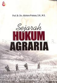 Sejarah hukum agraria