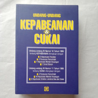 Undang-Undang Kepabeanan & Cukai