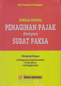 Undang-Undang Penagihan Pajak dengan Surat Paksa